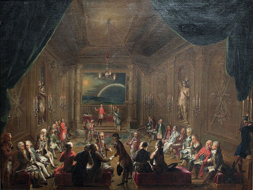 Initiation de Mozart à la loge La Bienfaisance de Vienne, 14 décembre 1784