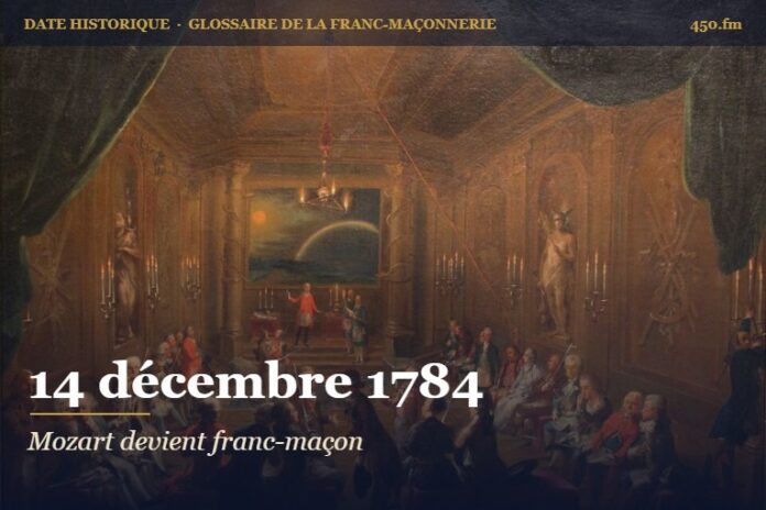 Initiation de Mozart à la loge La Bienfaisance de Vienne, 14 décembre 1784 – date historique de la franc-maçonnerie – 450.fm