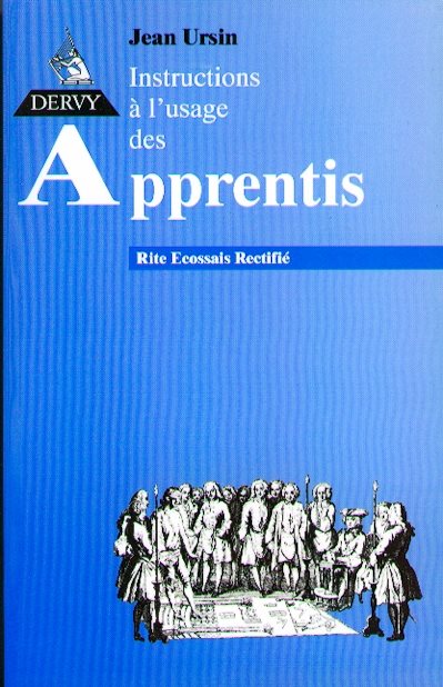 Couverture du livre Instructions à l’usage des Apprentis – Rite écossais rectifié