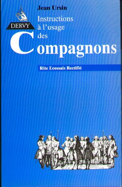 Couverture du livre Instructions à l’usage des Compagnons – Rite écossais rectifié