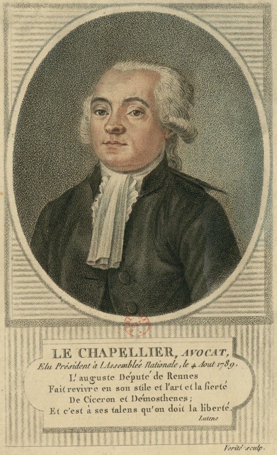 Isaac Le Chapelier – portrait