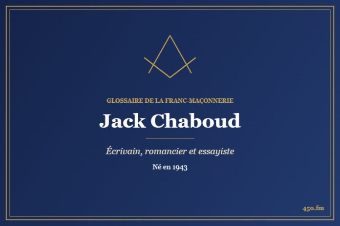 Jack Chaboud (Auteur) – Glossaire de la franc-maçonnerie 450.fm