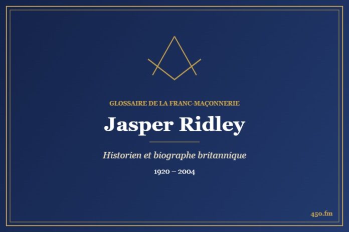 Jasper Ridley (Auteur) – Glossaire de la franc-maçonnerie 450.fm