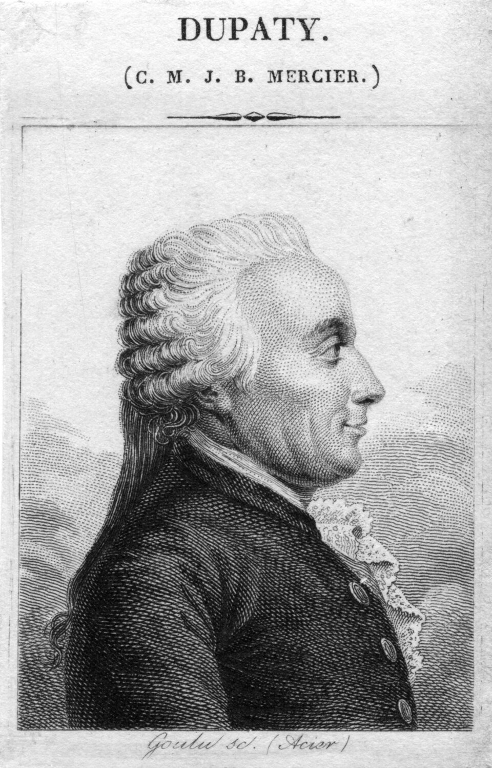 Jean-Baptiste Mercier Dupaty – portrait