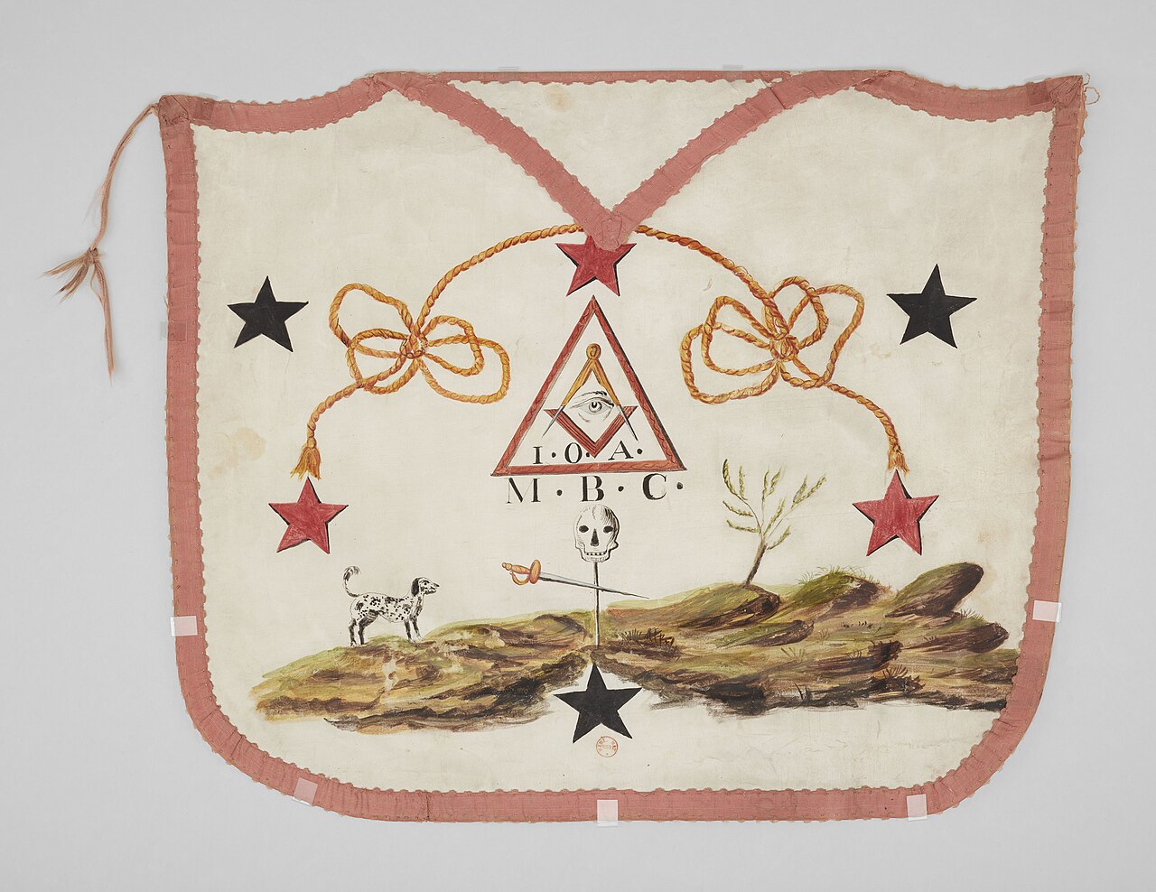 Jean Bartholo – Tablier de maître maçon, rite écossais ancien et accepté (?) - btv1b10060194d