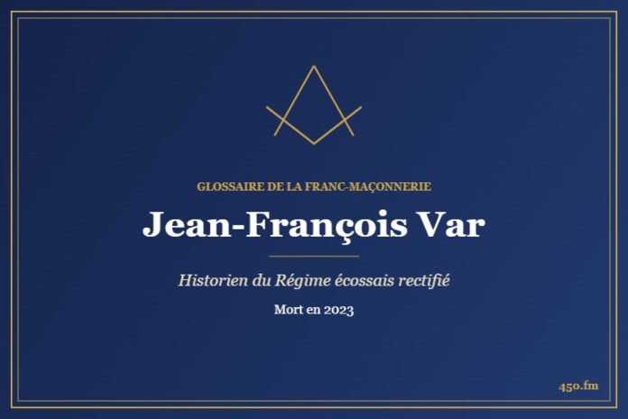 Jean-François Var (Auteur) – Glossaire de la franc-maçonnerie 450.fm