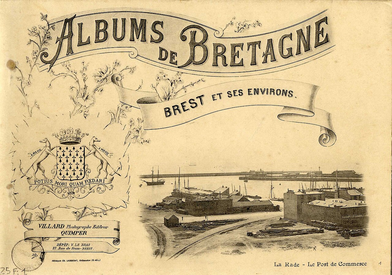 Jean-Yves Guengant – FRAD029 25FI 00001 01 La Rade - Le Port de Commerce. fin XIXe siècle