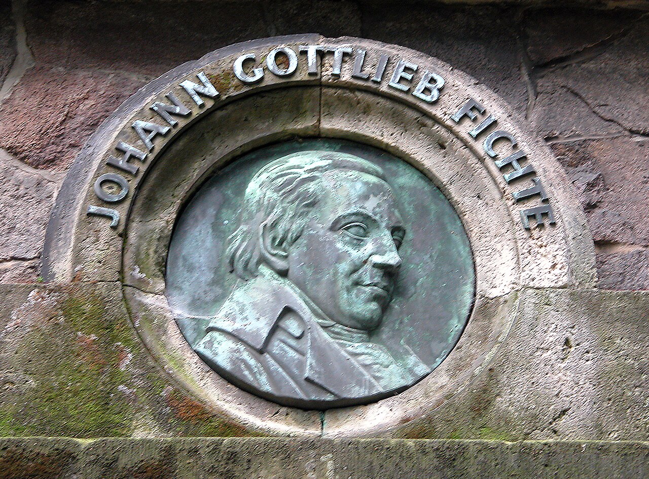 Johann Gottlieb Fichte – 20100731030DR Dresden-Plauen Johann Gottlieb Fichte Medaillon