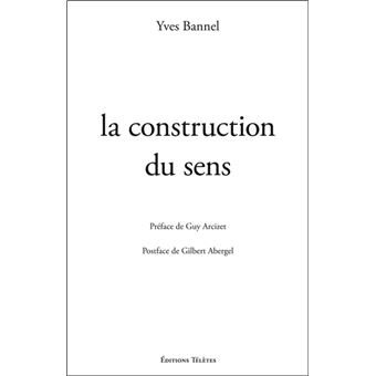 Couverture du livre La Construction du sens