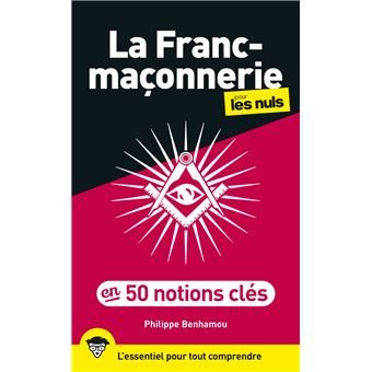 Couverture du livre La Franc-maçonnerie pour les nuls en 50 notions clés (édition 2025)