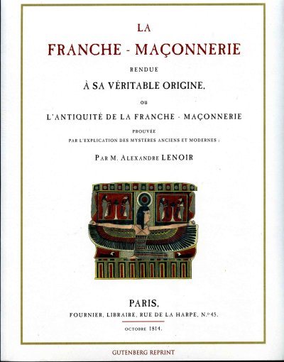 Couverture du livre La Franche-maçonnerie rendue à sa véritable origine