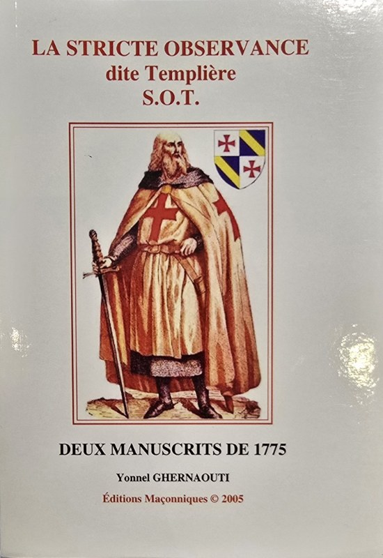 Couverture du livre La Stricte Observance templière
