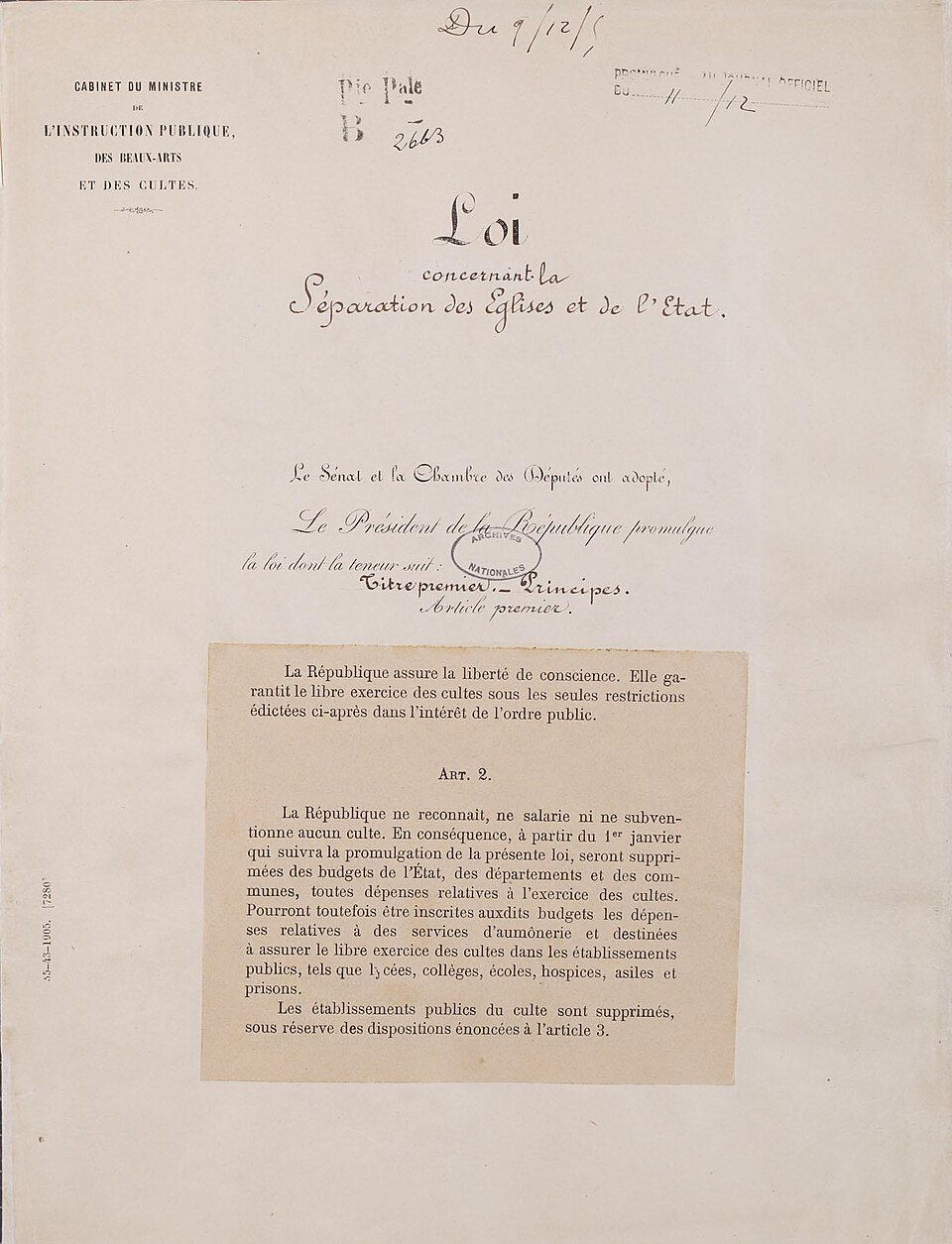 Laïcité
