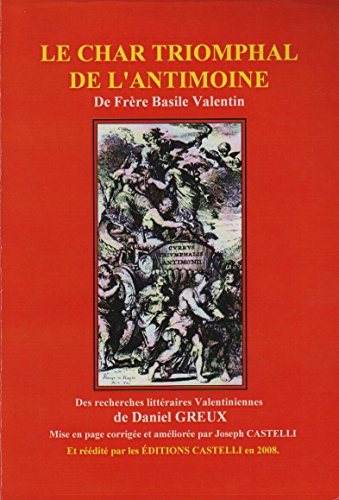 Couverture du livre Le char triomphal de l’antimoine