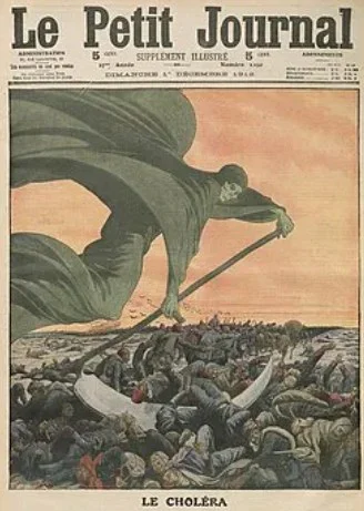 Le Choléra, une du Petit Journal