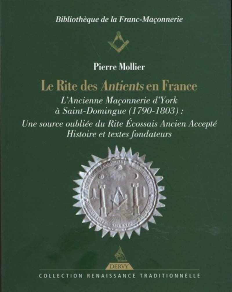 Couverture du livre Le Rite des Antients en France