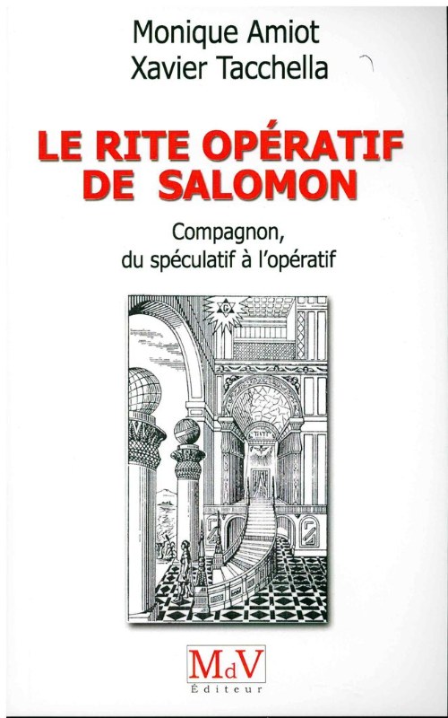 Couverture du livre Le Rite opératif de Salomon – Compagnon