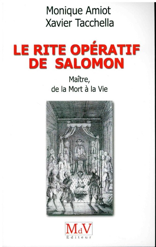 Couverture du livre Le Rite opératif de Salomon – Maître