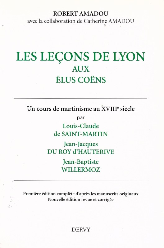 Couverture du livre Leçons de Lyon aux élus coëns