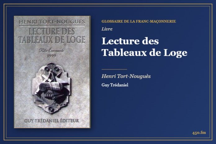 Lecture des Tableaux de Loge (Livre) – Glossaire de la franc-maçonnerie 450.fm