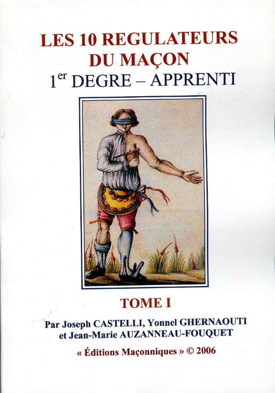 Couverture du livre Les 10 régulateurs du maçon – 1er degré