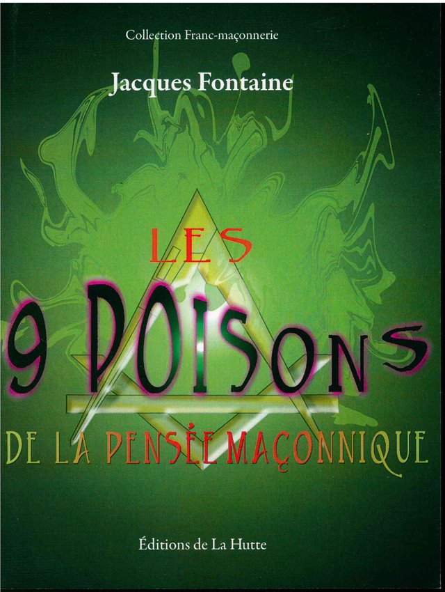 Couverture du livre Les 9 poisons de la pensée maçonnique