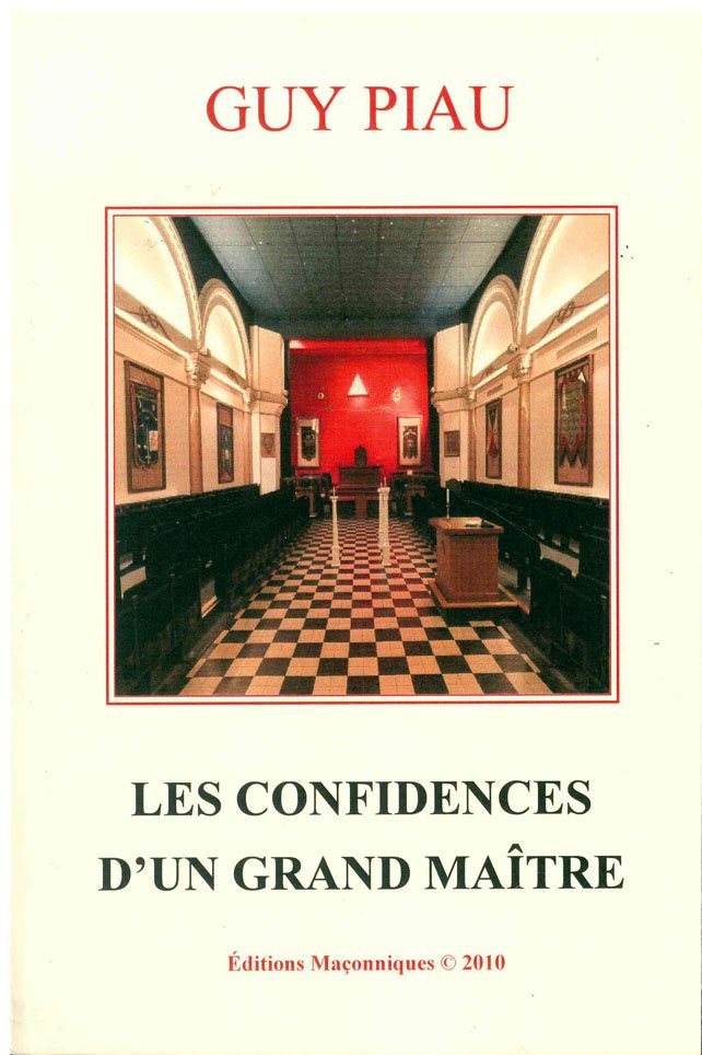 Couverture du livre Les Confidences d’un grand maître