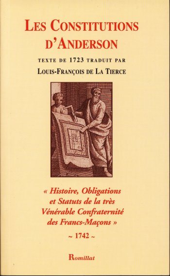 Couverture du livre Les Constitutions d’Anderson