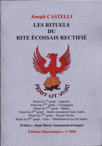 Couverture du livre Les Rituels du Rite écossais rectifié
