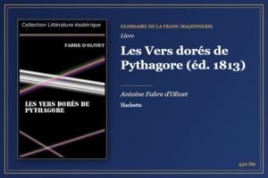 Les Vers dorés de Pythagore (éd. 1813) (Livre) – Glossaire de la franc-maçonnerie 450.fm