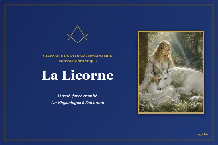 La Licorne – Bestiaire initiatique du Glossaire de la franc-maçonnerie 450.fm