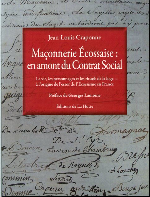 Couverture du livre Maçonnerie écossaise&nbsp;: en amont du Contrat social