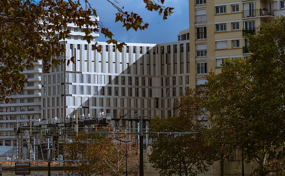 Maison des Maçons (GLNF), rue Christine-de-Pisan, Paris