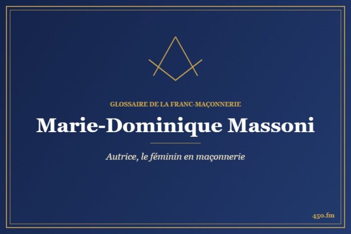 Marie-Dominique Massoni (Auteur) – Glossaire de la franc-maçonnerie 450.fm