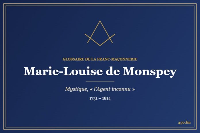 Marie-Louise de Monspey (Personnalité) – Glossaire de la franc-maçonnerie 450.fm