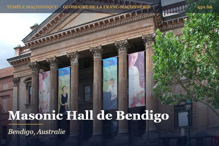 Masonic Hall de Bendigo (The Capital) – temple maçonnique – Glossaire de la franc-maçonnerie 450.fm