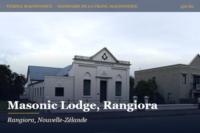 Masonic Lodge de Percival Street, Rangiora – temple maçonnique – Glossaire de la franc-maçonnerie 450.fm