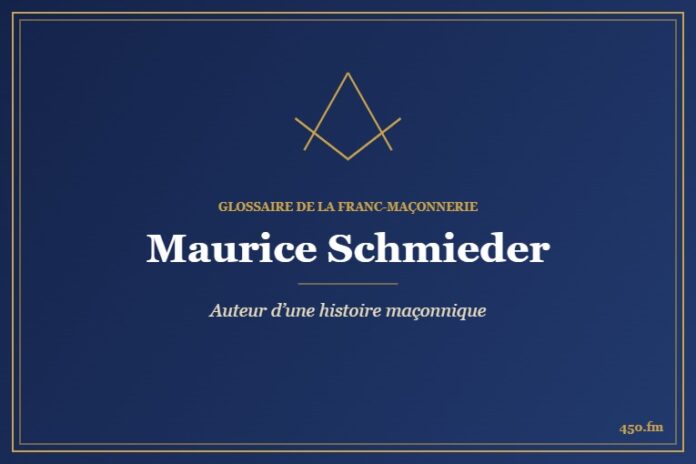 Maurice Schmieder (Auteur) – Glossaire de la franc-maçonnerie 450.fm
