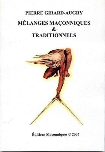 Couverture du livre Mélanges maçonniques et traditionnels