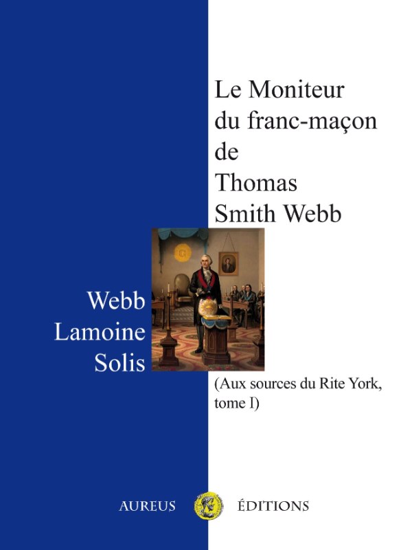 Couverture du livre Moniteur du franc-maçon de Thomas Smith Webb (1818)