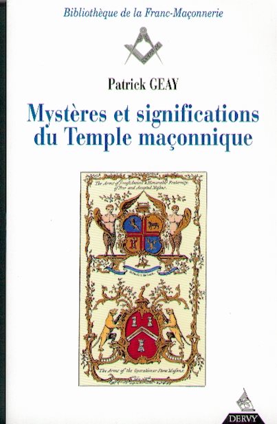 Couverture du livre Mystères et significations du temple maçonnique