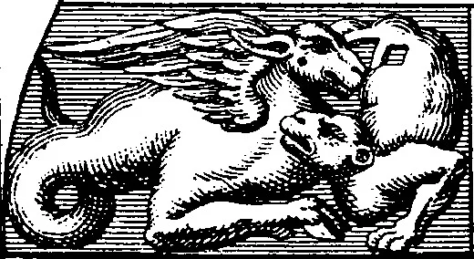 Les deux dragons de Nicolas Flamel, gravure ancienne