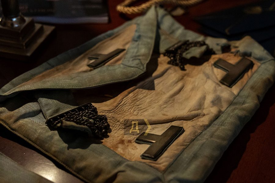 Tabliers maçonniques exposés au musée d'Odessa