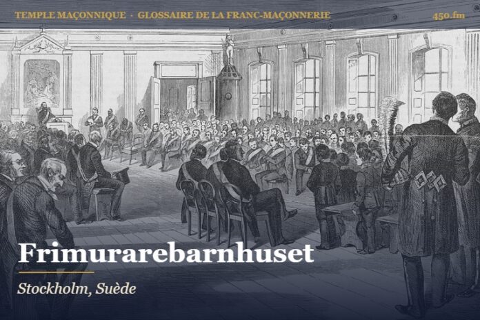 Orphelinat maçonnique (Frimurarebarnhuset), Stockholm – temple maçonnique – Glossaire de la franc-maçonnerie 450.fm