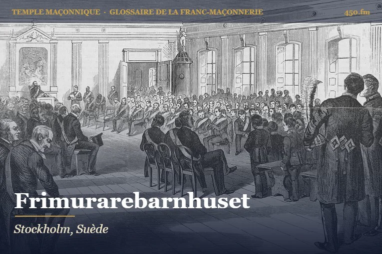 Orphelinat maçonnique (Frimurarebarnhuset), Stockholm – temple maçonnique – Glossaire de la franc-maçonnerie 450.fm