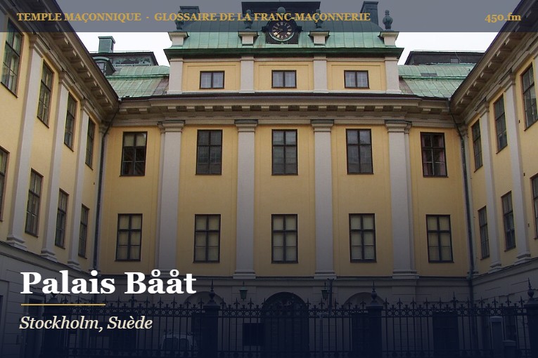 Palais Bååt, Stockholm – temple maçonnique – Glossaire de la franc-maçonnerie 450.fm