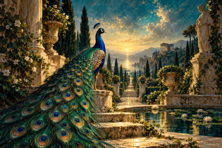 Mon bestiaire initiatique – Le Paon, de l’orgueil des apparences aux couleurs de l’Œuvre
