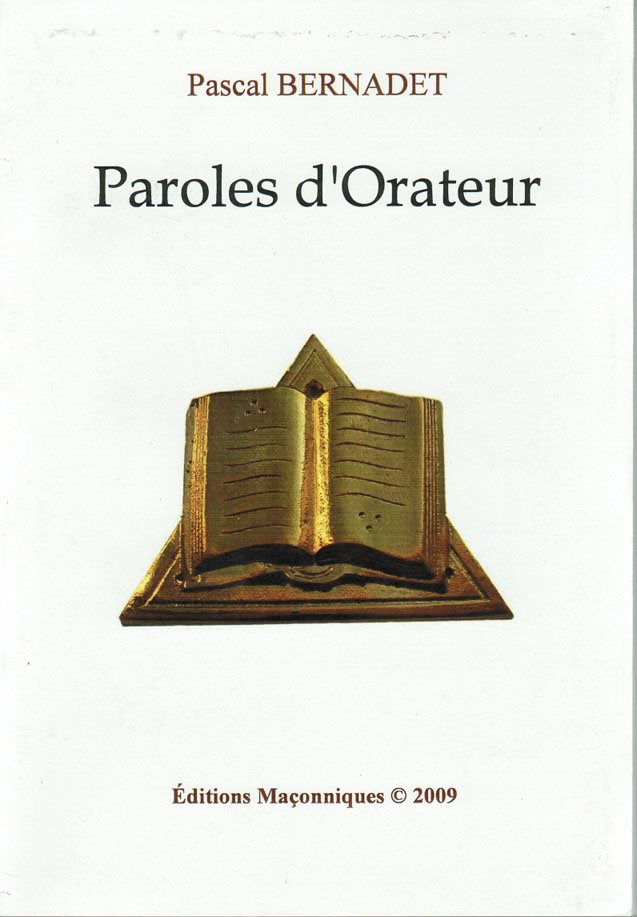 Couverture du livre Paroles d’Orateur