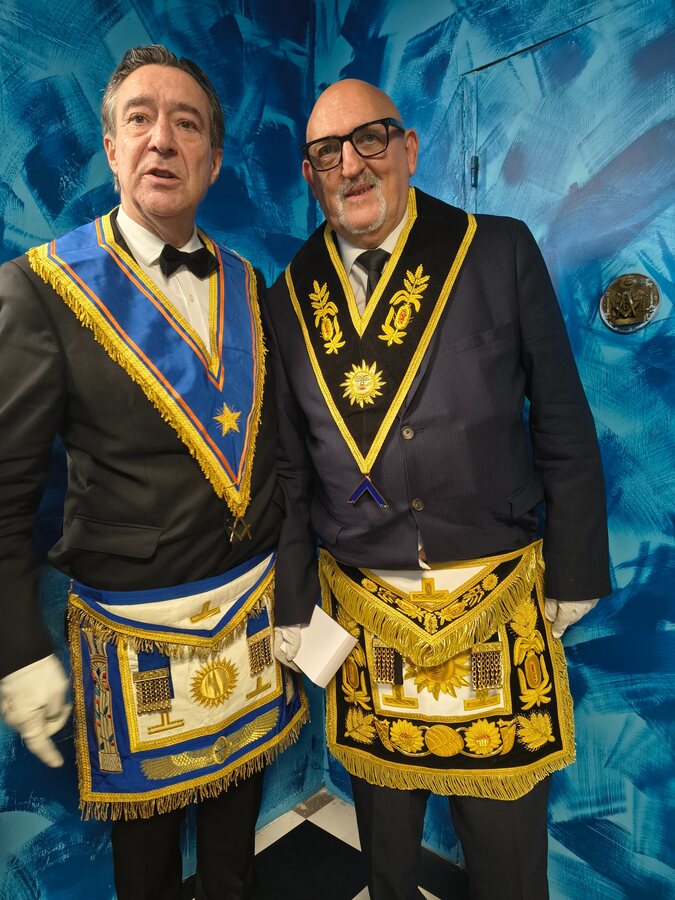 Laurent Couasnon et Éric Jacques lors du passage du Maillet