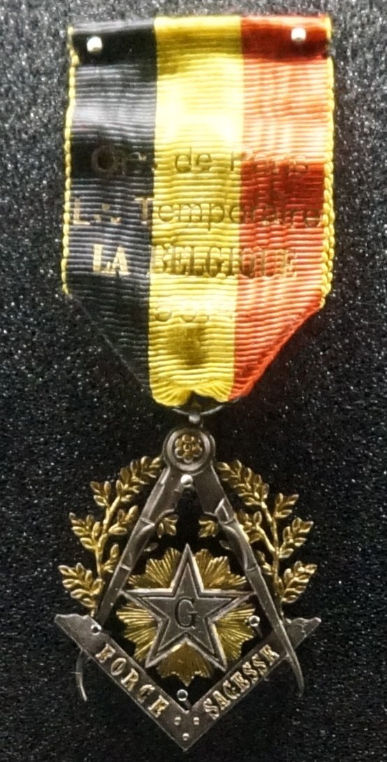 Paul Duchaine – Médaille loge Force sagesse Belge 09295